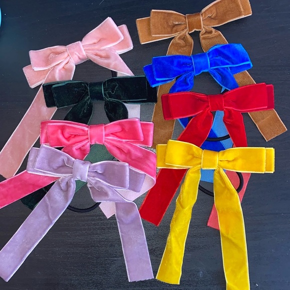 Colorful hair tie bows - Picture 1 of 3